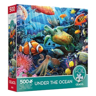 Foto 3 | Foto 3 | Rompecabezas Ceaco Under The Ocean, 500 Piezas Con Lámina - Venta Internacional.