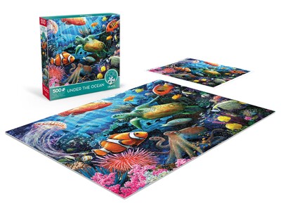 Foto 4 | Foto 4 | Rompecabezas Ceaco Under The Ocean, 500 Piezas Con Lámina - Venta Internacional.