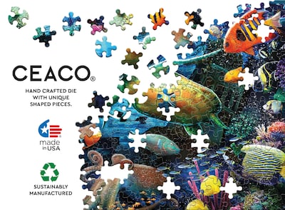 Foto 5 | Foto 5 | Rompecabezas Ceaco Under The Ocean, 500 Piezas Con Lámina - Venta Internacional.