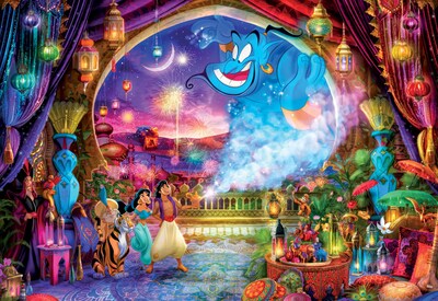 Foto 1 | Foto 1 | Rompecabezas Ceaco Silver Select Disney Aladdin 2000 Piezas - Venta Internacional.