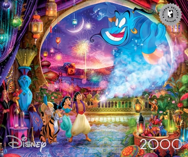 Foto 2 | Foto 2 | Rompecabezas Ceaco Silver Select Disney Aladdin 2000 Piezas - Venta Internacional.