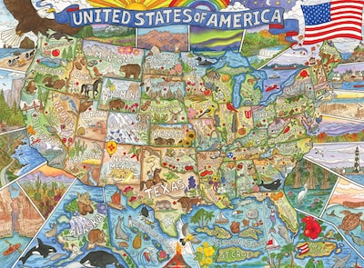Foto 1 | Foto 1 | Rompecabezas Buffalo Games Colorful Country 1000 Piezas - Venta Internacional.