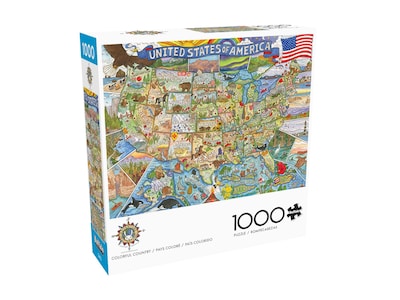 Foto 3 | Foto 3 | Rompecabezas Buffalo Games Colorful Country 1000 Piezas - Venta Internacional.