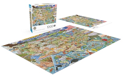 Foto 4 | Foto 4 | Rompecabezas Buffalo Games Colorful Country 1000 Piezas - Venta Internacional.