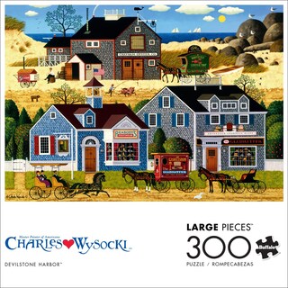 Foto 2 | Foto 2 | Rompecabezas Buffalo Games Charles Wysocki Devilstone Harbor - Venta Internacional.