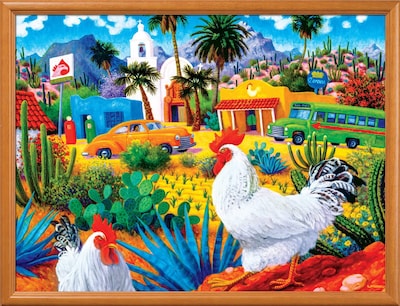 Foto 7 | Foto 7 | Rompecabezas Masterpieces Gallos Blancos 550 Piezas - Venta Internacional