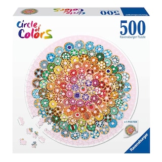 Foto 2 | Foto 2 | Rompecabezas Ravensburger Circle Of Colors Donuts 500p - Venta Internacional.