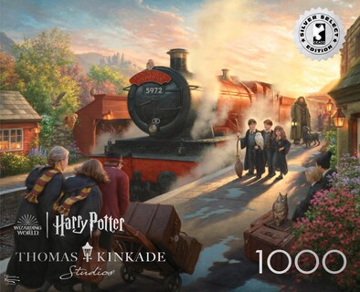 Foto 2 | Foto 2 | Rompecabezas Ceaco Silver Select Thomas Kinkade Hogwart's - Venta Internacional.