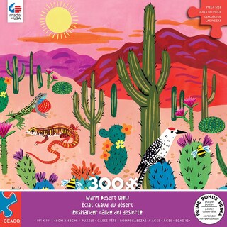 Foto 2 | Foto 2 | Rompecabezas Ceaco Warm Desert Glow De 300 Piezas - Venta Internacional.
