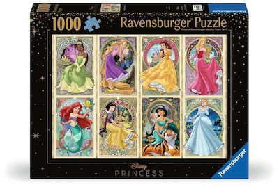 Foto 1 | Foto 1 | Rompecabezas Ravensburger Disney Art Nouveau Princess 1000 Piezas - Venta Internacional.