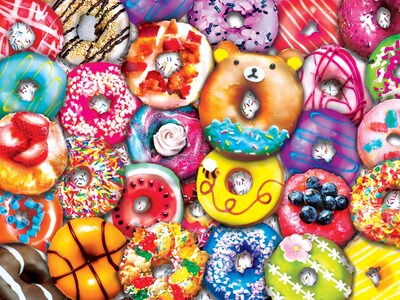 Foto 2 | Foto 2 | Rompecabezas Masterpieces Donut Resist 300 Piezas - Venta Internacional.