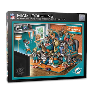 Foto 1 | Foto 1 | Puzzle Youthefan Nfl Miami Dolphins Purebred Fans, 500 Unidades - Venta Internacional.