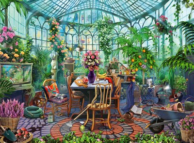 Foto 1 | Foto 1 | Rompecabezas Ravensburger Greenhouse Mornings, 500 Unidades, Para Adultos - Venta Internacional.