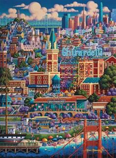 Foto 1 | Foto 1 | Rompecabezas Buffalo Games Dowdle City By The Bay 1000 Piezas - Venta Internacional.