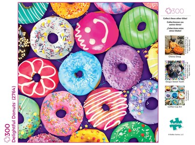 Foto 4 | Foto 4 | Rompecabezas Buffalo Games Delightful Donuts, 300 Piezas - Venta Internacional.