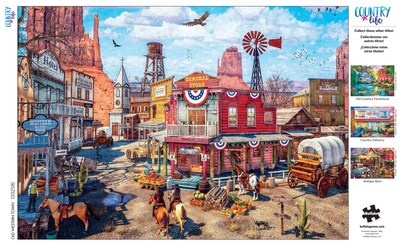 Foto 5 | Foto 5 | Rompecabezas Buffalo Games Country Life Old Western Town, 500 Piezas - Venta Internacional.