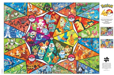 Foto 5 | Foto 5 | Rompecabezas Buffalo Games Pokémon Stained Glass 1000 Piezas - Venta Internacional.