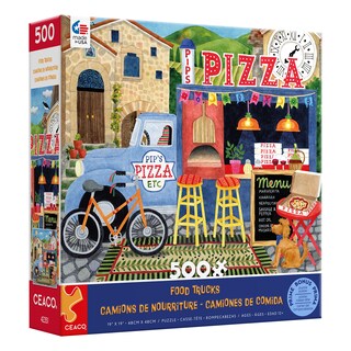 Foto 3 | Foto 3 | Rompecabezas Ceaco Food Trucks Pip's Pizza Truck 500 Piezas - Venta Internacional.