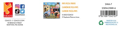 Foto 7 | Foto 7 | Rompecabezas Ceaco Food Trucks Pip's Pizza Truck 500 Piezas - Venta Internacional.