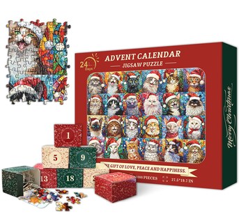 Foto 1 | Foto 1 | Calendario De Adviento Para Navidad Pickforu 2024, Rompecabezas De 1000 Piezas - Venta Internacional.