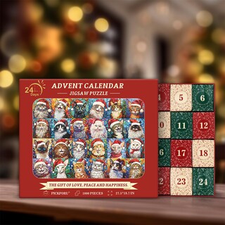 Foto 5 | Foto 5 | Calendario De Adviento Para Navidad Pickforu 2024, Rompecabezas De 1000 Piezas - Venta Internacional.