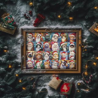 Foto 7 | Foto 7 | Calendario De Adviento Para Navidad Pickforu 2024, Rompecabezas De 1000 Piezas - Venta Internacional.