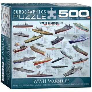Foto 1 | Foto 1 | Puzzle Eurographics De 500 Buques De Guerra De La Segunda Guerra Mundial - Venta Internacional.