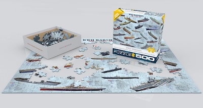 Foto 3 | Foto 3 | Puzzle Eurographics De 500 Buques De Guerra De La Segunda Guerra Mundial - Venta Internacional.