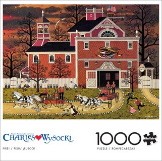 Foto 2 | Foto 2 | Rompecabezas Buffalo Games Charles Wysocki Fire 1000 Piezas - Venta Internacional.