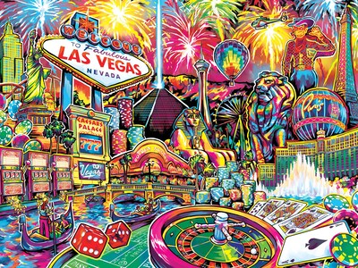 Foto 2 | Foto 2 | Rompecabezas MasterPieces Saludos Desde Las Vegas 550 Piezas - Venta Internacional