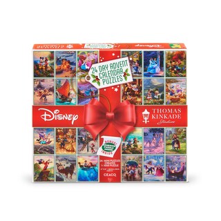 Foto 2 | Foto 2 | Puzles De Calendario De Adviento Ceaco Disney Thomas Kinkade, 1000 Unidades - Venta Internacional.