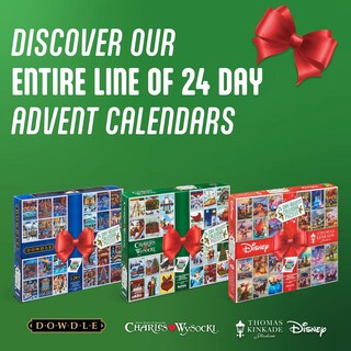 Foto 6 | Foto 6 | Puzles De Calendario De Adviento Ceaco Disney Thomas Kinkade, 1000 Unidades - Venta Internacional.
