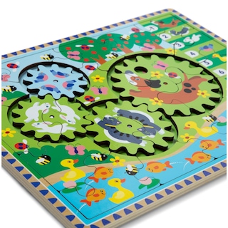 Foto 4 | Foto 4 | Puzle De Madera Melissa & Doug Animal Chase, 24 Piezas, Más De 3 Años - Venta Internacional.