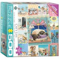 Puzzle Eurographics Eurhr Cat's Life De Gary Patterson, 500 Piezas - Venta Internacional.