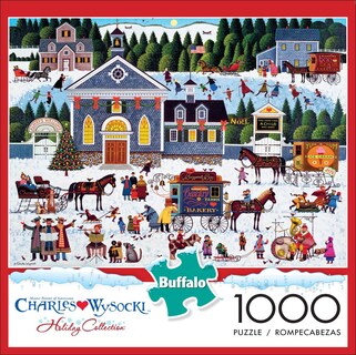 Foto 2 | Foto 2 | Rompecabezas Buffalo Games Charles Wysocki Churchyard - Venta Internacional.
