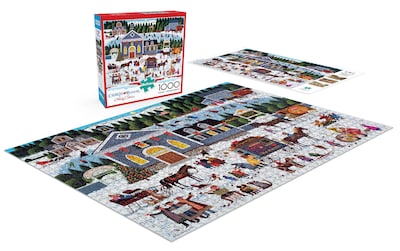 Foto 4 | Foto 4 | Rompecabezas Buffalo Games Charles Wysocki Churchyard - Venta Internacional.