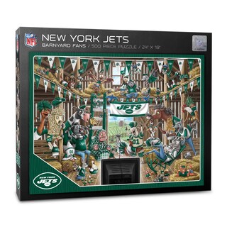 Foto 1 | Foto 1 | Puzzle Youthefan Nfl New York Jets Barnyard Fans 500 Piezas - Venta Internacional.