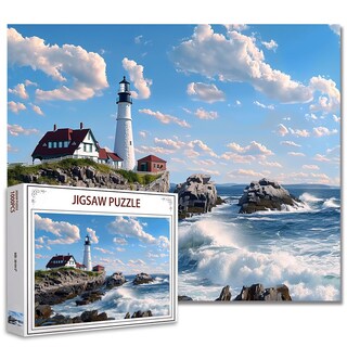 Foto 1 | Foto 1 | Rompecabezas Tumovo American White Lighthouse 1000 Piezas - Venta Internacional.