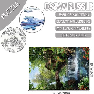 Foto 2 | Foto 2 | Puzzle Tumovo Tropical Green Forest 1000 Piezas Para Adultos - Venta Internacional.