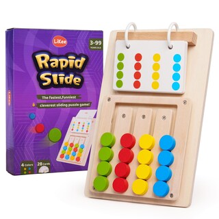 Foto 1 | Foto 1 | Rompecabezas De Colores A Juego Tipo Madera Sin Perder Piezas De Madera De Más De 3 Años - Venta Internacional.