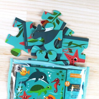 Foto 2 | Foto 2 | Puzle Mudpuppy Under The Sea De 12 Piezas Para Niños De 2 A 4 Años - Venta Internacional.