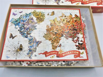 Foto 5 | Foto 5 | Puzzle Chronicle Books Wendy Gold Butterfly Migration, 1000 Unidades - Venta Internacional.