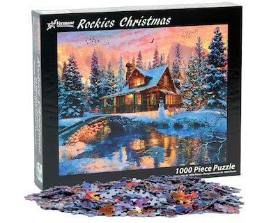 Foto 4 | Foto 4 | Rompecabezas Vermont Christmas Company Rockies 1000 Piezas - Venta Internacional.