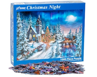 Foto 4 | Foto 4 | Rompecabezas Vermont Christmas Company Christmas Night, 1000 Unidades - Venta Internacional.