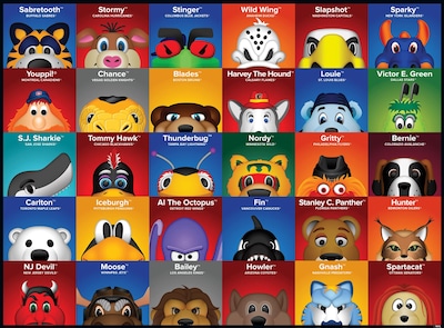 Foto 2 | Foto 2 | Mascotas De La Nhl De Puzzle Masterpieces, 100 Piezas, Para Niños - Venta Internacional.