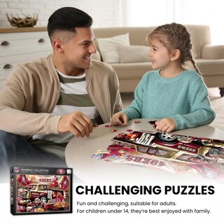 Foto 4 | Foto 4 | Rompecabezas Masterpieces Nfl Buffalo Bills Gameday 1000 Unidades - Venta Internacional.