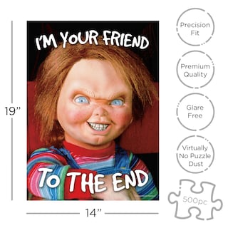 Foto 2 | Foto 2 | Puzzle Aquarius Chucky Soy Tu Amigo 500 Piezas - Venta Internacional.