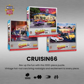 Foto 2 | Foto 2 | Rompecabezas Masterpieces Route 66 Pitstop 1000 Piezas - Venta Internacional