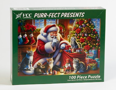 Foto 1 | Foto 1 | Rompecabezas Vermont Christmas Company Purr-fect 100 Piezas - Venta Internacional.