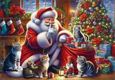 Foto 2 | Foto 2 | Rompecabezas Vermont Christmas Company Purr-fect 100 Piezas - Venta Internacional.